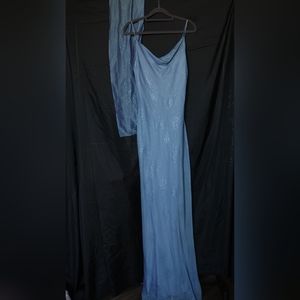 Chica's blue prom dress